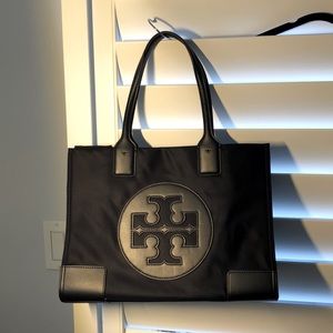 Navy Nylon Small Tote  Ella Mini Tote